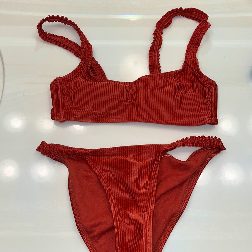 Target bikini set, copper SHIMMER!
